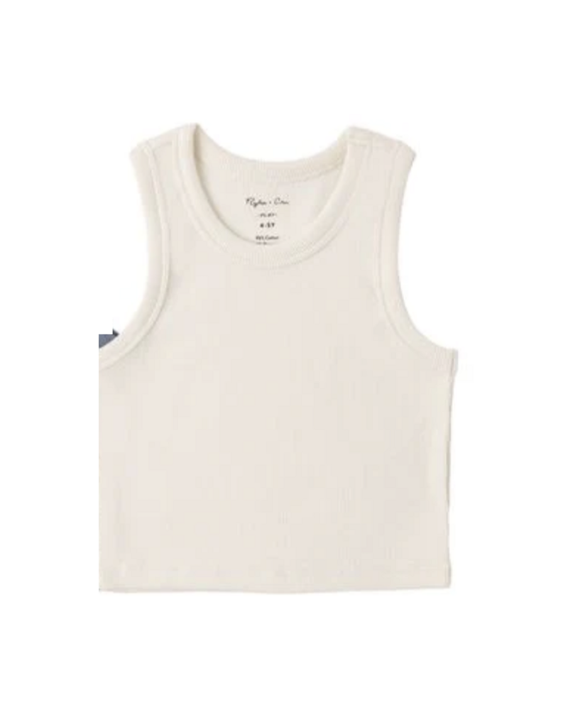 Rylee + Cru Inc. RIBBED TANK NATURAL