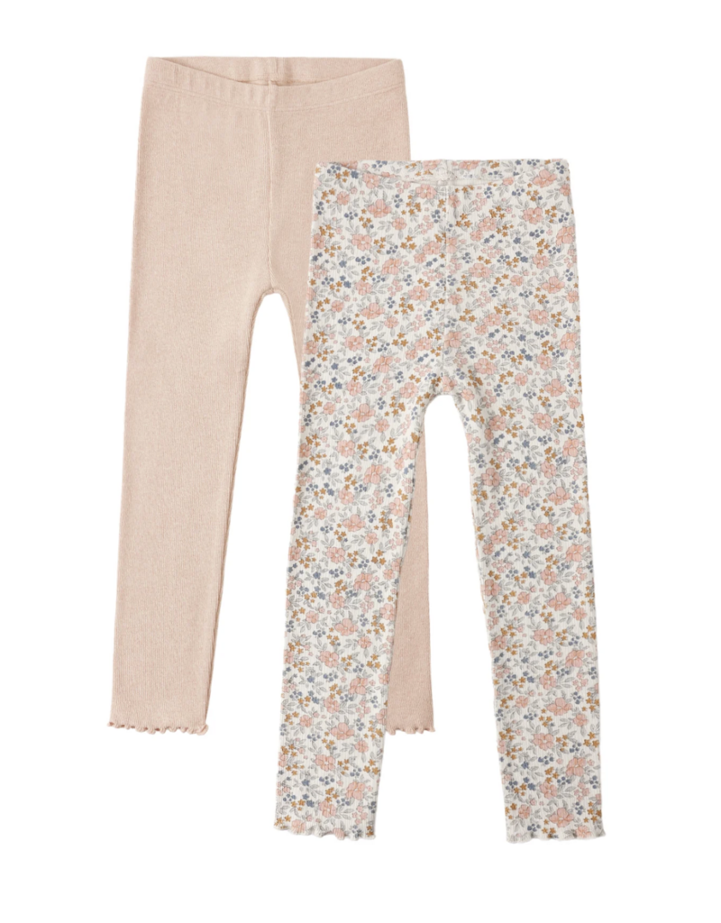 Rylee + Cru Inc. RIBBED LEGGING FLOWER FIELD