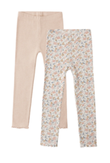 Rylee + Cru Inc. RIBBED LEGGING HEATHERED BLUSH