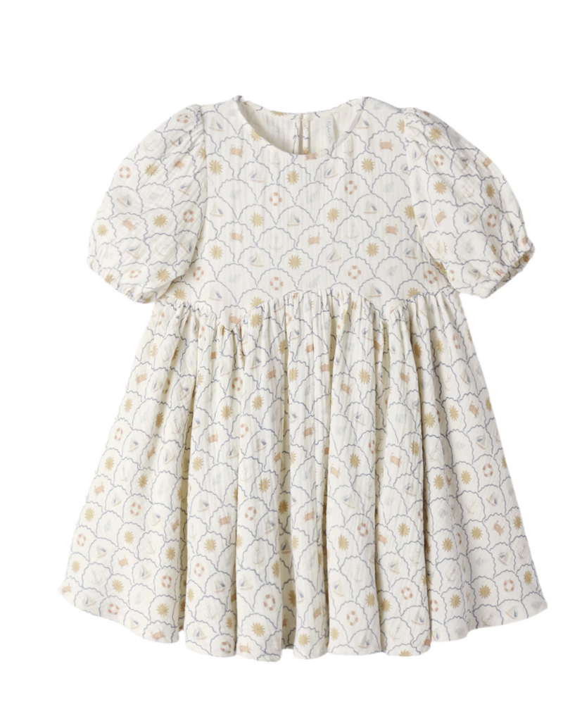 Rylee + Cru Inc. ROSE DRESS NAUTICAL IVORY