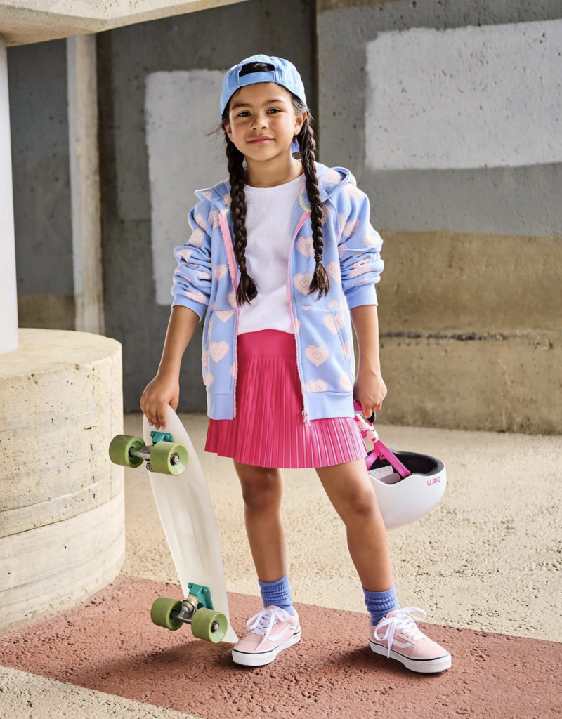 Hatley Kids Heart Burst Raw Edge Hoody