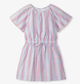 Hatley Kids Neon Chambray Stripe Woven Play Dress