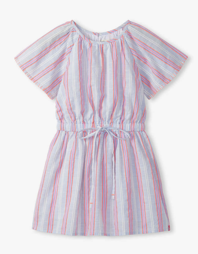 Hatley Kids Neon Chambray Stripe Woven Play Dress