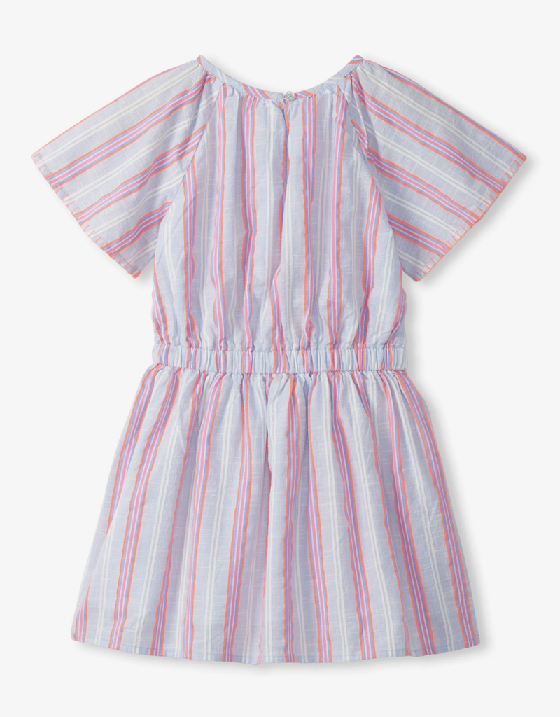 Hatley Kids Neon Chambray Stripe Woven Play Dress