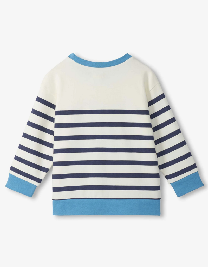 Hatley Kids Preppy Stripes Pullover Sweatshirt