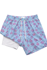 Bermies Coral Fish Swim Trunks