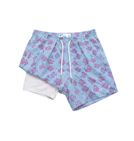 Bermies Coral Fish Swim Trunks