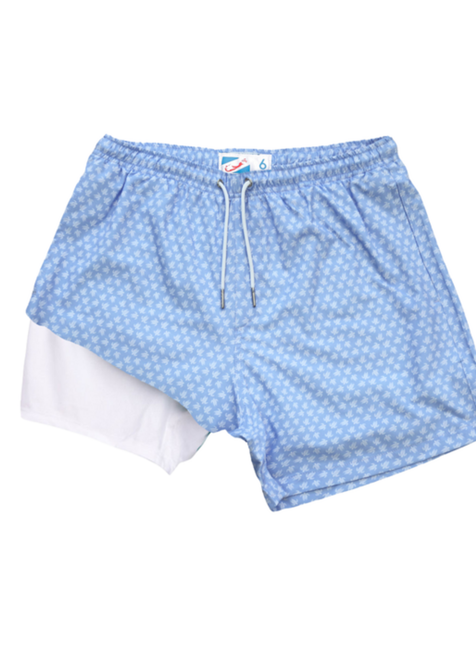 Bermies Tribal Turtles Swim Trunks
