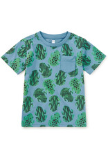 Tea Collection PRINTED POCKET TEE HOP A LONG FROGS