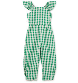 Tea Collection FLUTTER STRAP JUMPSUIT GARDEN PARTY CHECK