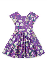 Tea Collection BUTTON BACK SKIRTED DRESS PORTUGUESE FLORAL