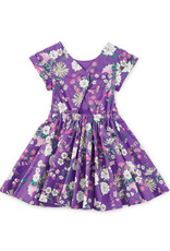 Tea Collection BUTTON BACK SKIRTED DRESS PORTUGUESE FLORAL