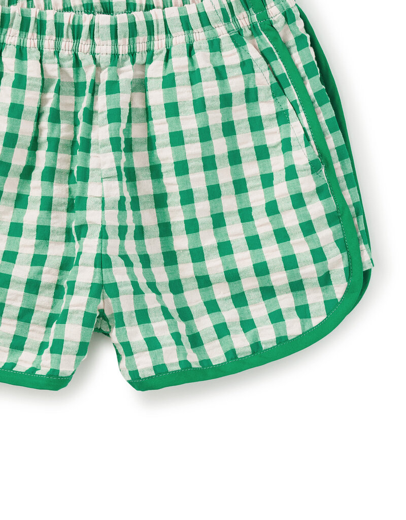 Tea Collection WOVEN DOLPHIN SHORTS GARDEN PARTY CHECK