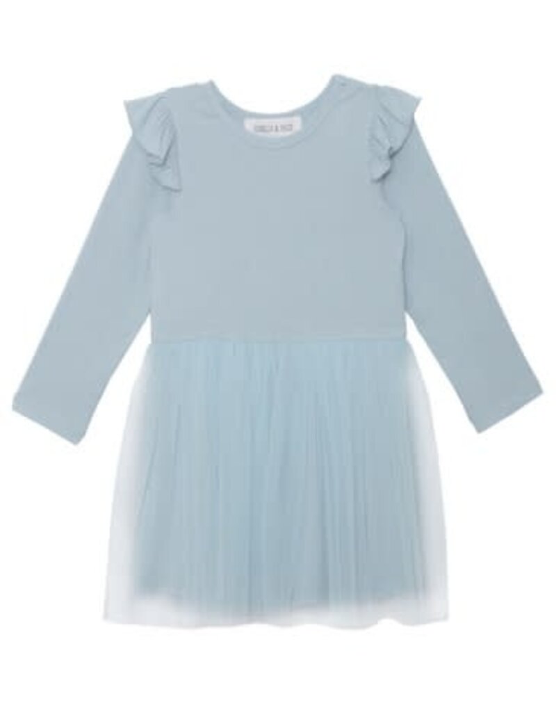 Mabel and Honey TUTU IN THE CLOUDS DRESS BLUE