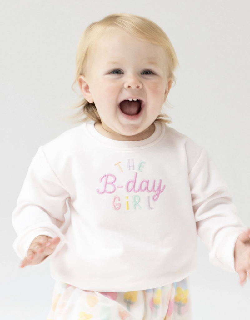 Angel Dear Birthday Girl L/S Oversized Sweatshirt