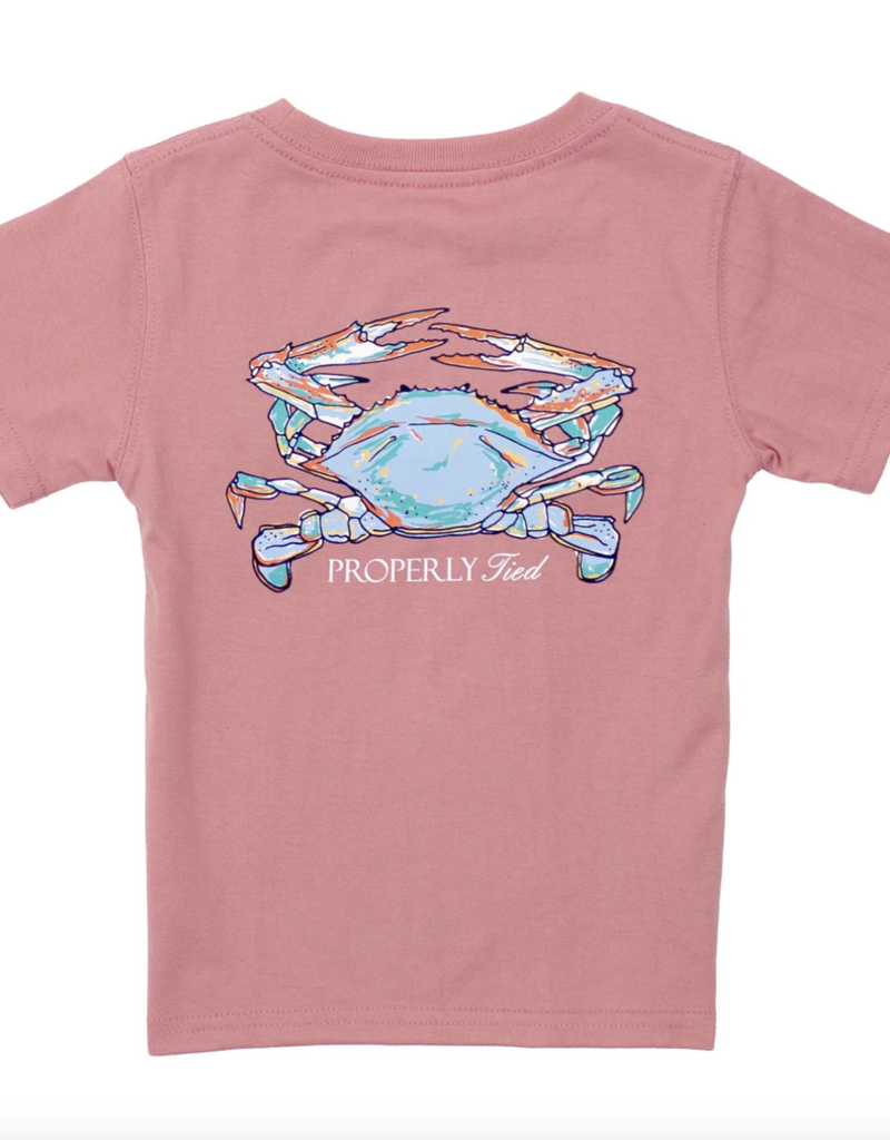 Properly Tied Mens Claws S/S Salmon