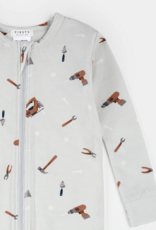 Petit Lem CONVERTIBLE SLEEPER KNIT-GREY TOOLS