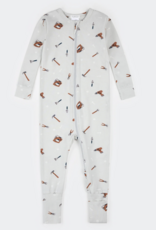 Petit Lem CONVERTIBLE SLEEPER KNIT-GREY TOOLS