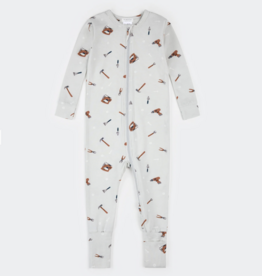 Petit Lem CONVERTIBLE SLEEPER KNIT-GREY TOOLS