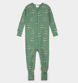 Petit Lem CONVERTIBLE SLEEPER KNIT-GREEN GOLF CART