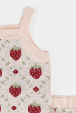 Petit Lem 2PC SET TOP SHORTS KNIT-PINK LT. STRAWBERRIES