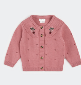 Petit Lem L/S CARDIGAN KNIT-PINK