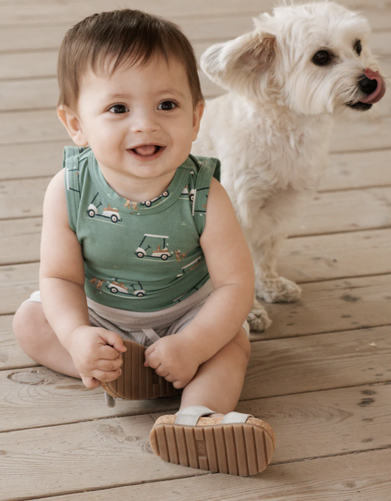 Petit Lem 3PC SET BODYSUITS + SHORTS KNIT-OFFWHITE