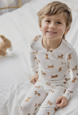 Petit Lem 2PC PJ SET L/S TOP PANT KNIT DOG PRINT