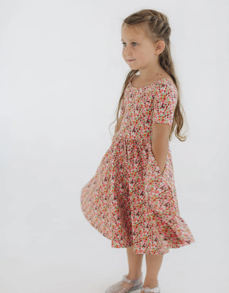 Good Apples Kids S/S Twirl Dress Posy Pop