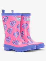 Hatley Kids SALE. Heart Burst Shiny Rain Boot