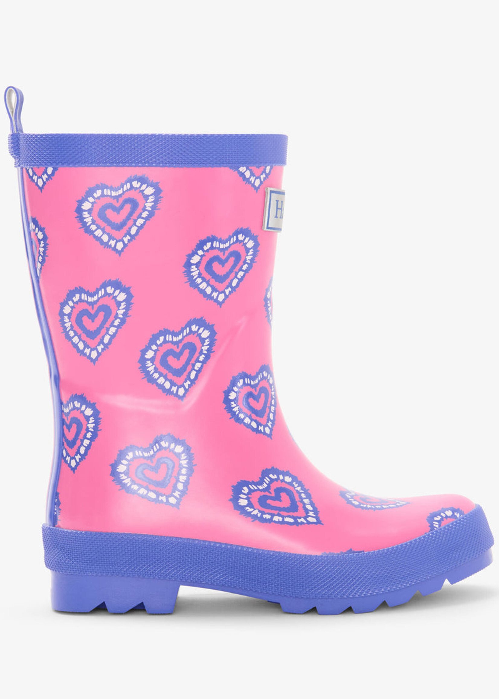 Hatley Kids Heart Burst Shiny Rain Boot