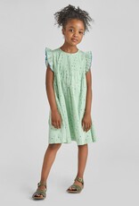 Pink Chicken Jaipur Dress Pastel Green Polka Dot