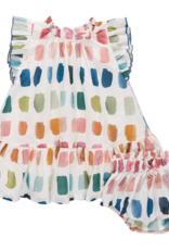 Pink Chicken Baby Girl Harper Dress Set Paint Swatches