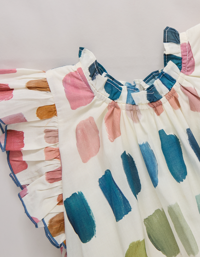 Pink Chicken Baby Girl Harper Dress Set Paint Swatches