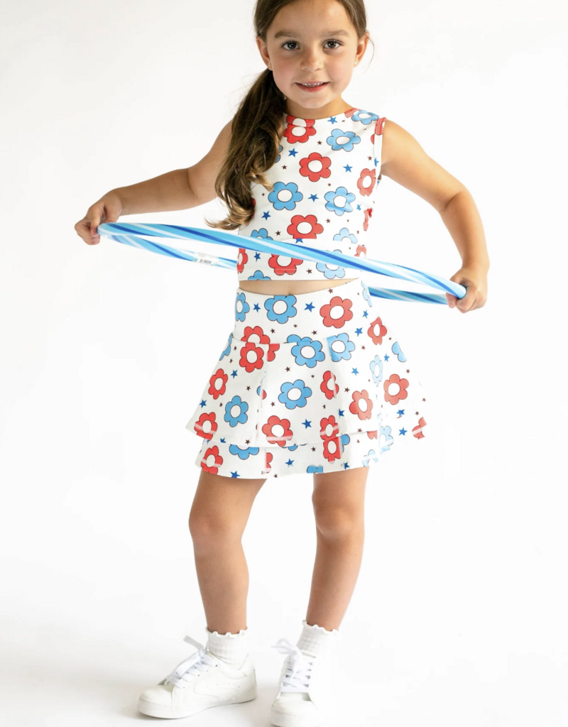 Be Girl Clothing Star Spangled Skort Set