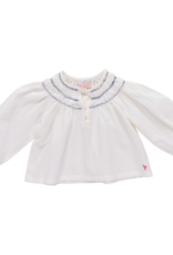 Pink Chicken Ava Top Antique White