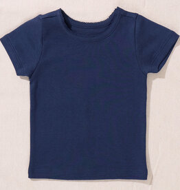 Pink Chicken short sleeve seesaw rib t-shirt navy