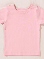Pink Chicken short sleeve seesaw rib t-shirt pink