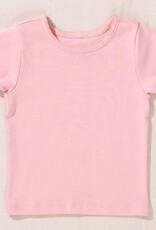 Pink Chicken short sleeve seesaw rib t-shirt pink