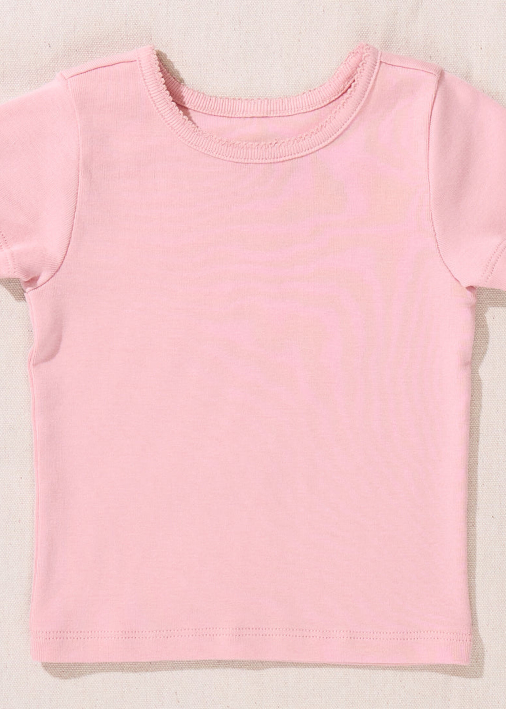 Pink Chicken short sleeve seesaw rib t-shirt pink