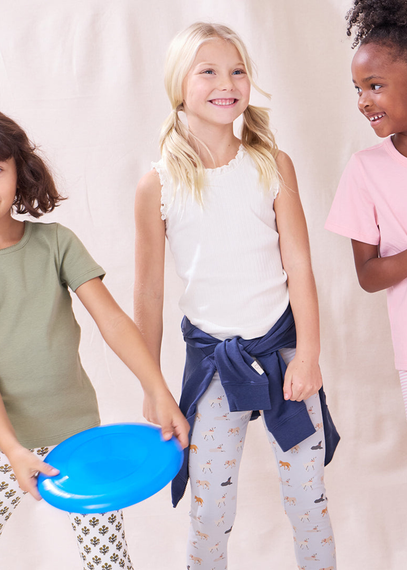 Pink Chicken short sleeve seesaw rib t-shirt pink