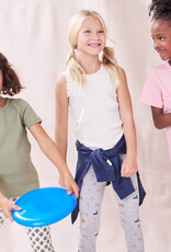 Pink Chicken joy ruffle rib tank cream