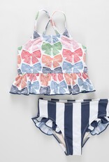 Pink Chicken girls joy tankini - multi bows