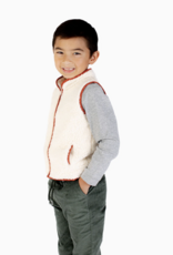 Nella June Sherpa Vest w/Red Dino
