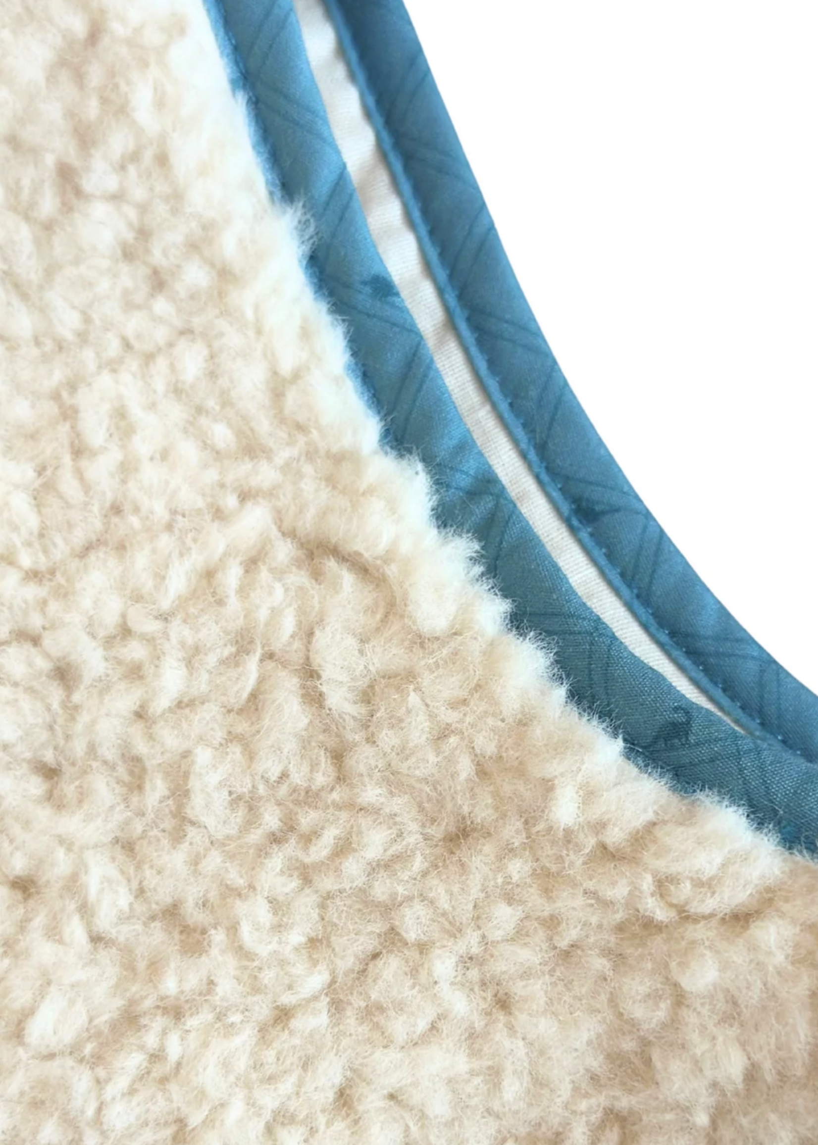 Nella June Sherpa Vest w/Blue Dino