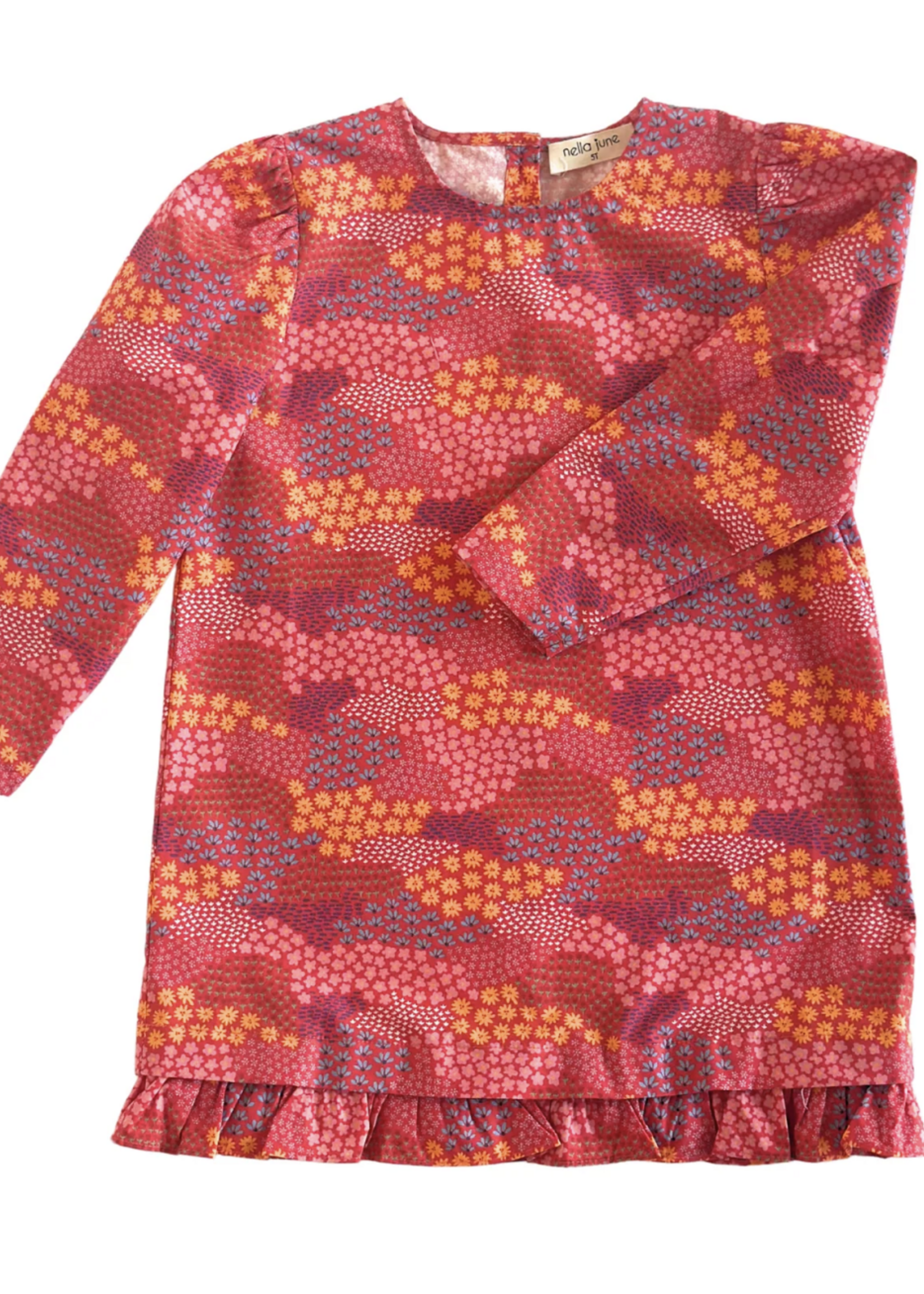 Nella June Convertible Dress Red Floral