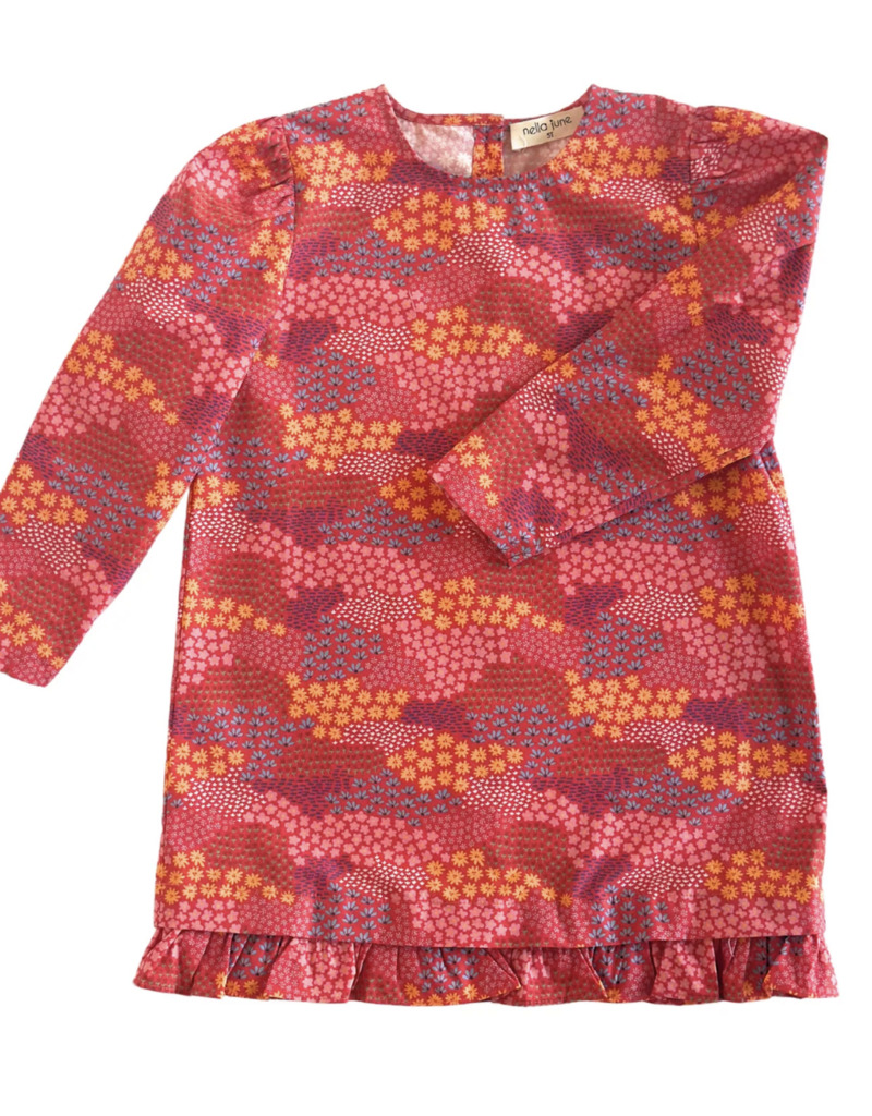 Nella June Convertible Dress Red Floral