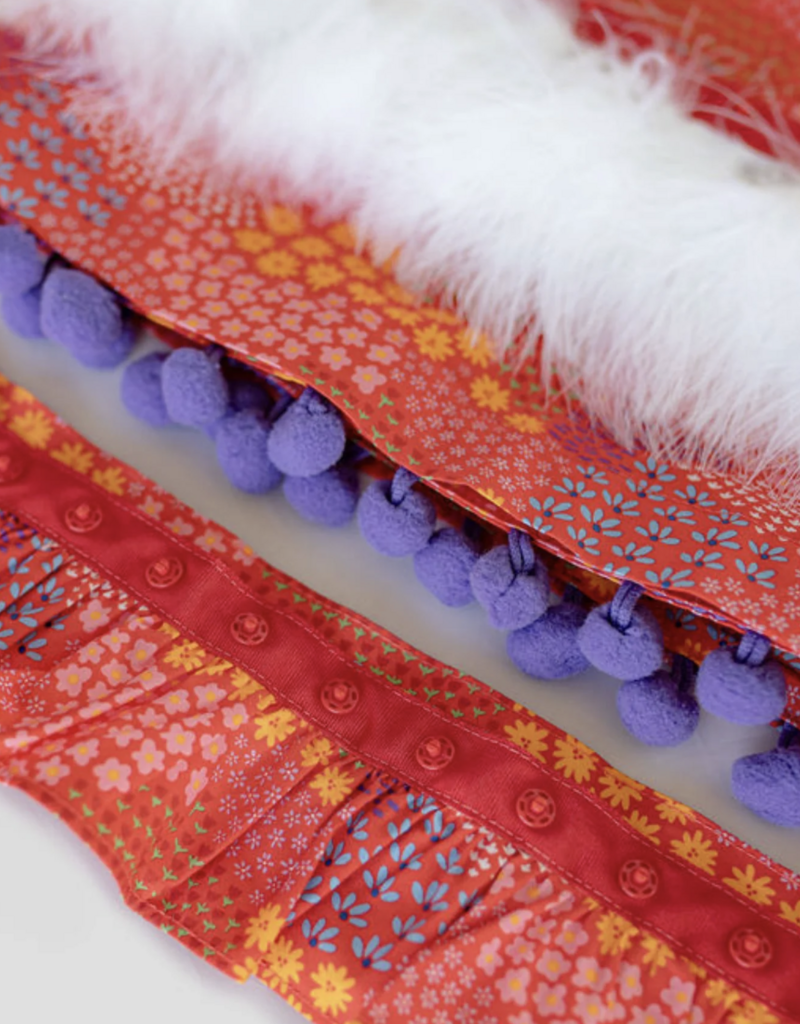 Nella June Convertible Dress Red Floral