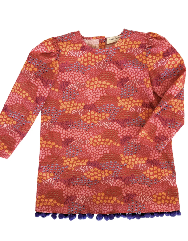 Nella June Convertible Dress Red Floral