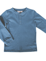 Nella June Boys L/S Henley in Blue